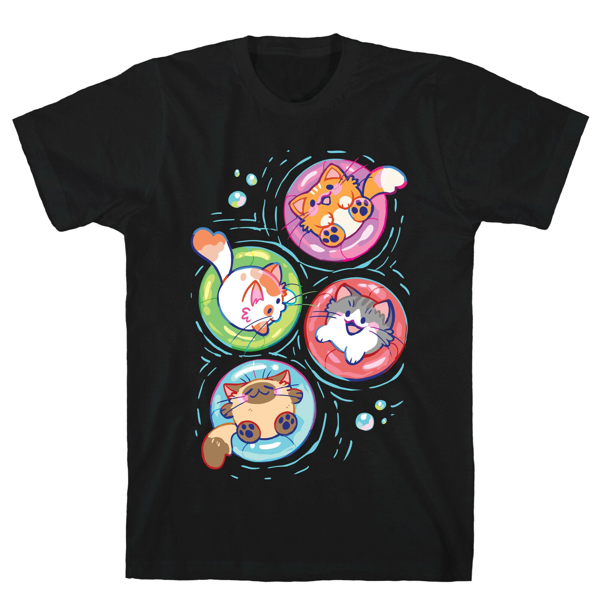 Pool Party Cats T-Shirt